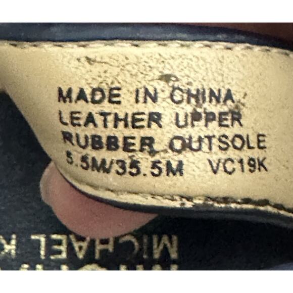 Michael Kors Cunningham Strappy Espadrille Sandal Women's 5.5M Black & Gold - Picture 9 of 9